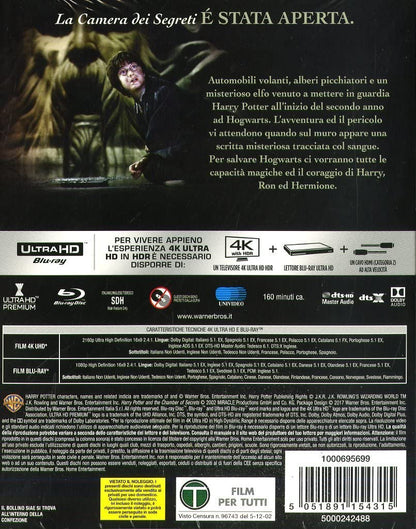 Harry Potter E La Camera Dei Segreti (4k+Br)