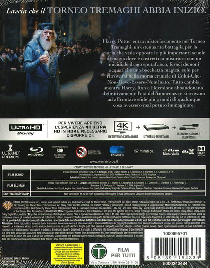 Harry Potter E Il Calice Di Fuoco (4k+Br