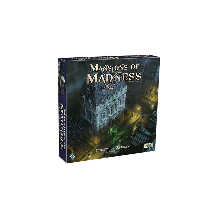 Fantasy Flight Games | Mansions of Madness: Streets of Arkham 2nd Ed Exp. | Board Game | Ages 14+ | 1-5 Players | 120-180 Minutes Playing Time