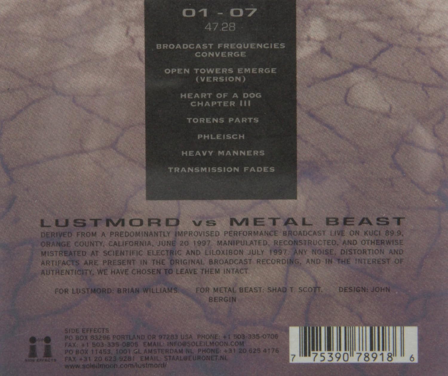 Lustmord Vs. Metal Beast
