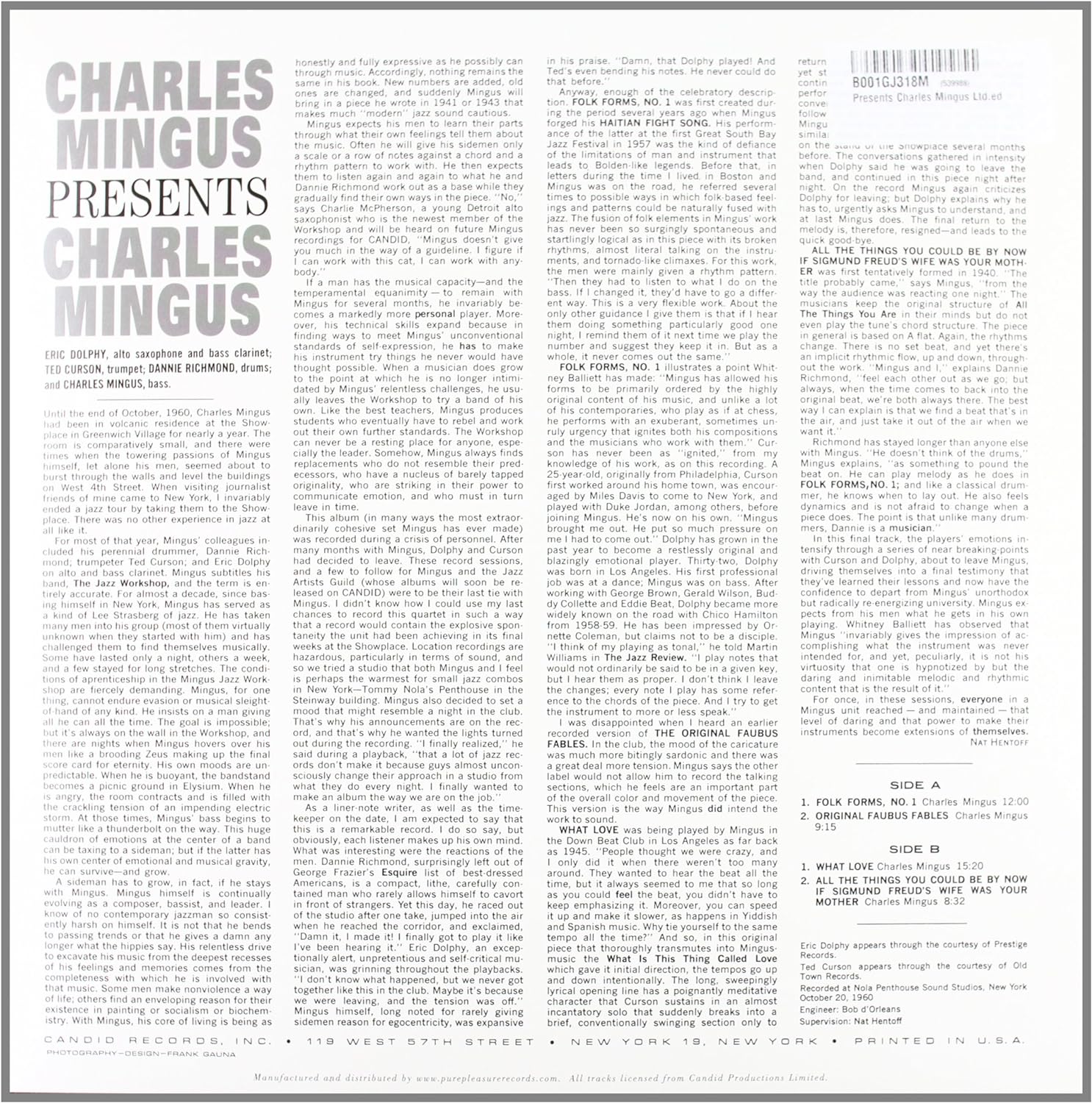 Presents Charles Mingus