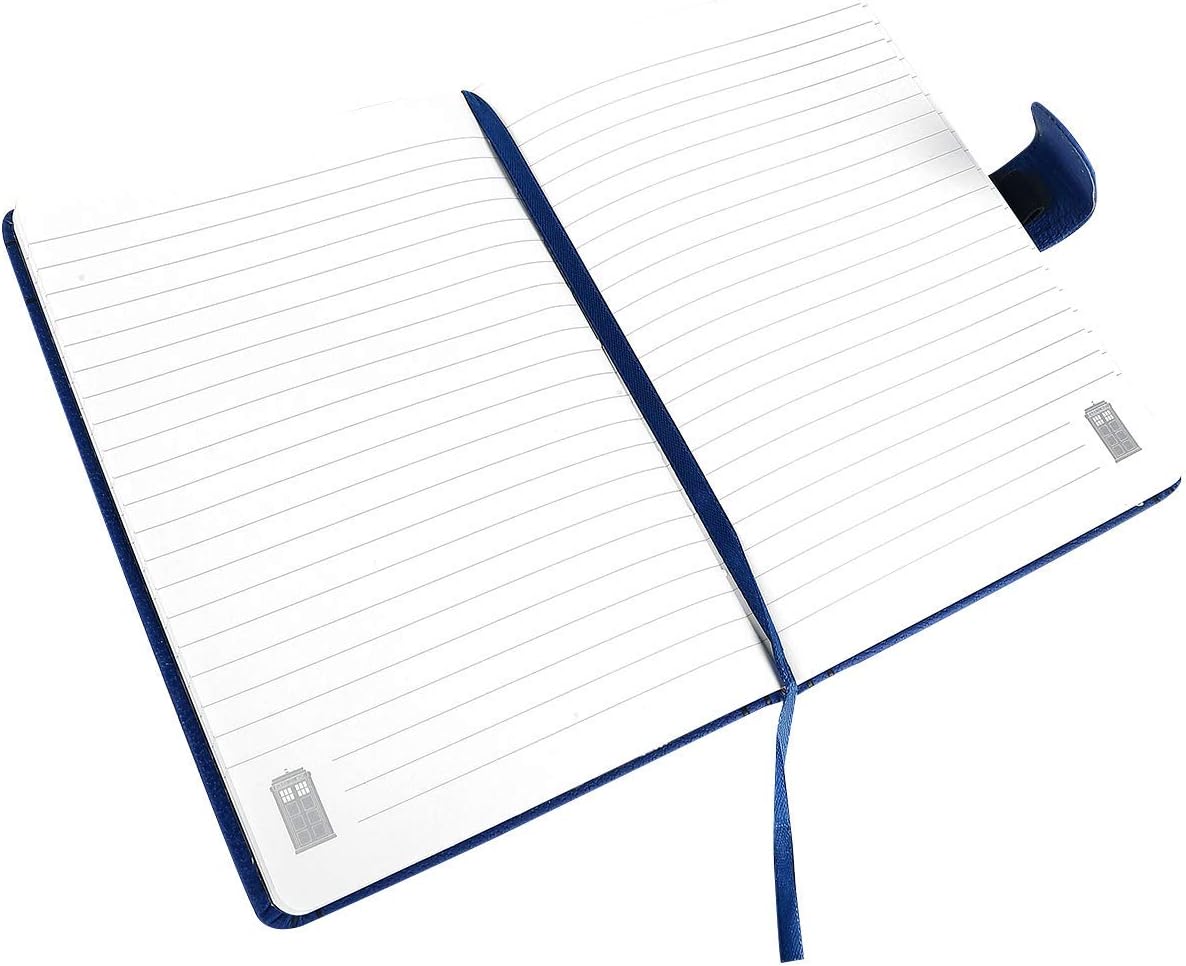 Doctor Who Notebook (Dr Who Tardis Design) A5 Writing Book, Dr Who Journal - Official Merchandise
