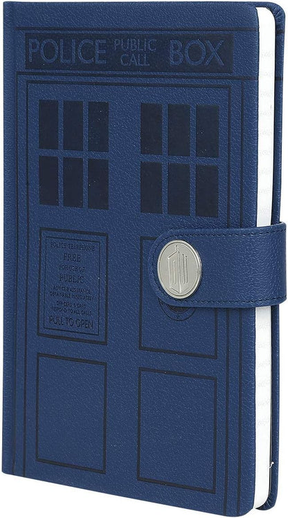 Doctor Who Notebook (Dr Who Tardis Design) A5 Writing Book, Dr Who Journal - Official Merchandise