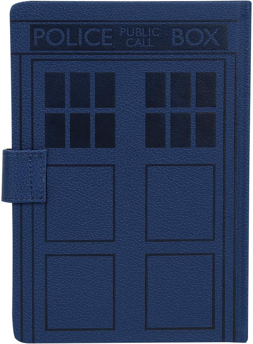 Doctor Who Notebook (Dr Who Tardis Design) A5 Writing Book, Dr Who Journal - Official Merchandise