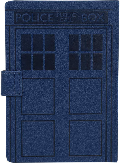 Doctor Who Notebook (Dr Who Tardis Design) A5 Writing Book, Dr Who Journal - Official Merchandise