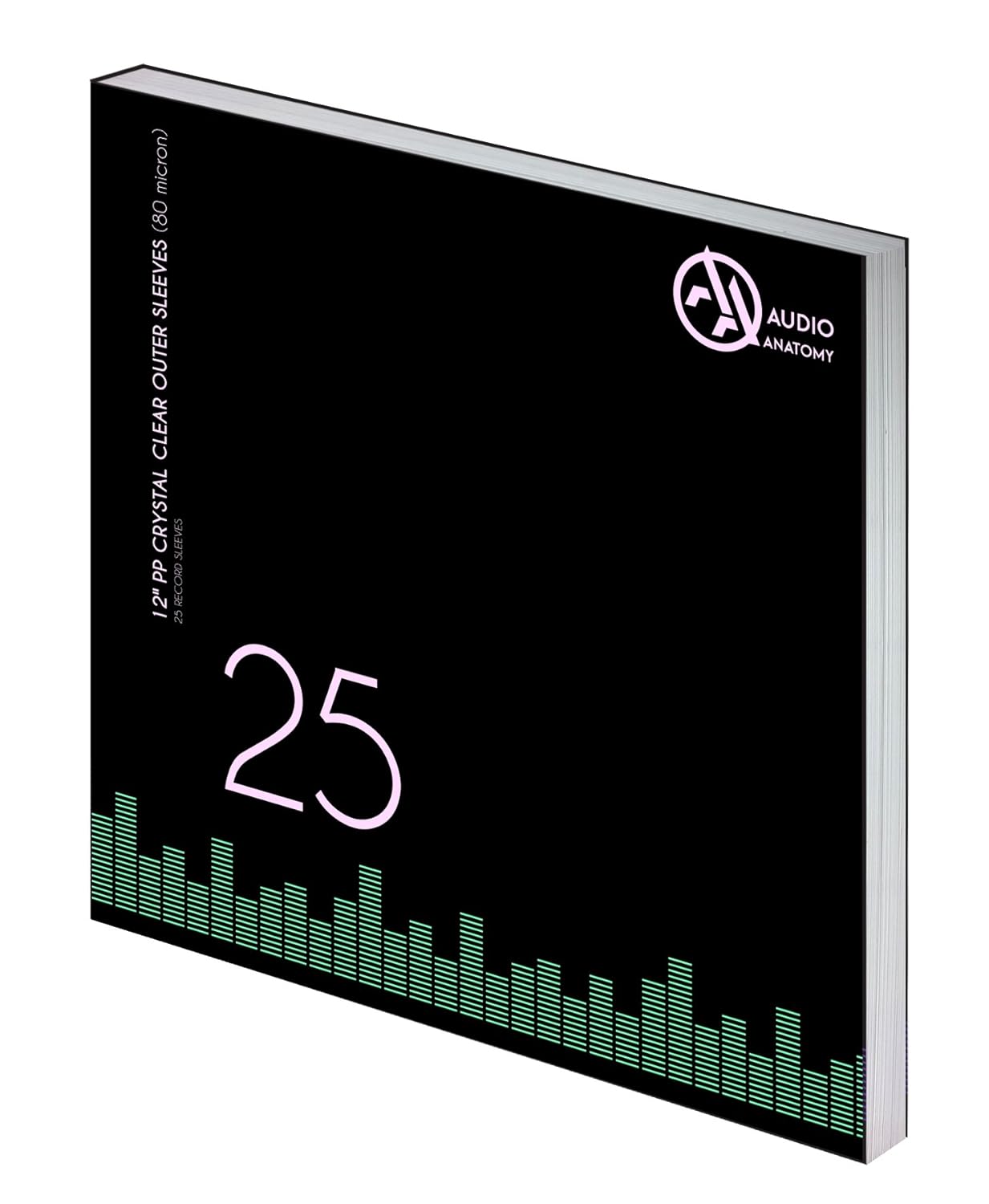 AA Audio Anatomy Audio Anatomy Vinyl Outer Sleeves 12 Inches PP/80µ Transparent Pack of 100