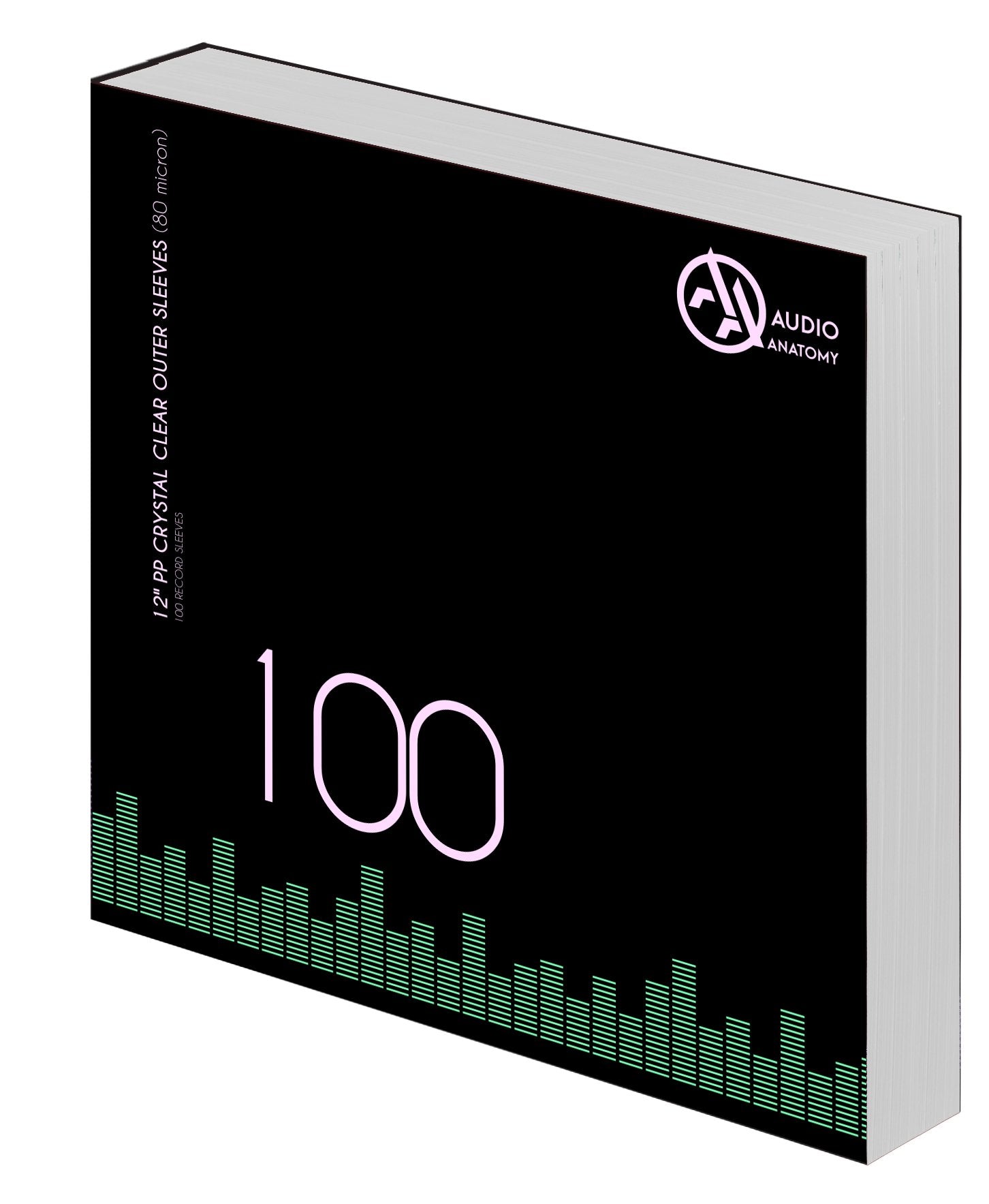 AA Audio Anatomy Audio Anatomy Vinyl Outer Sleeves 12 Inches PP/80µ Transparent Pack of 100