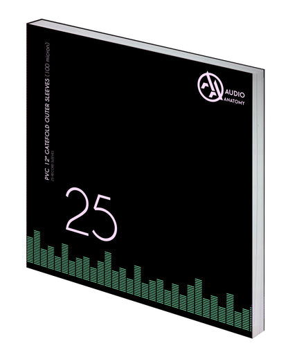 Audio Anatomy Vinyl-Gatefold Outer Sleeves 12“ PVC/100µ - transparent, 25 pieces