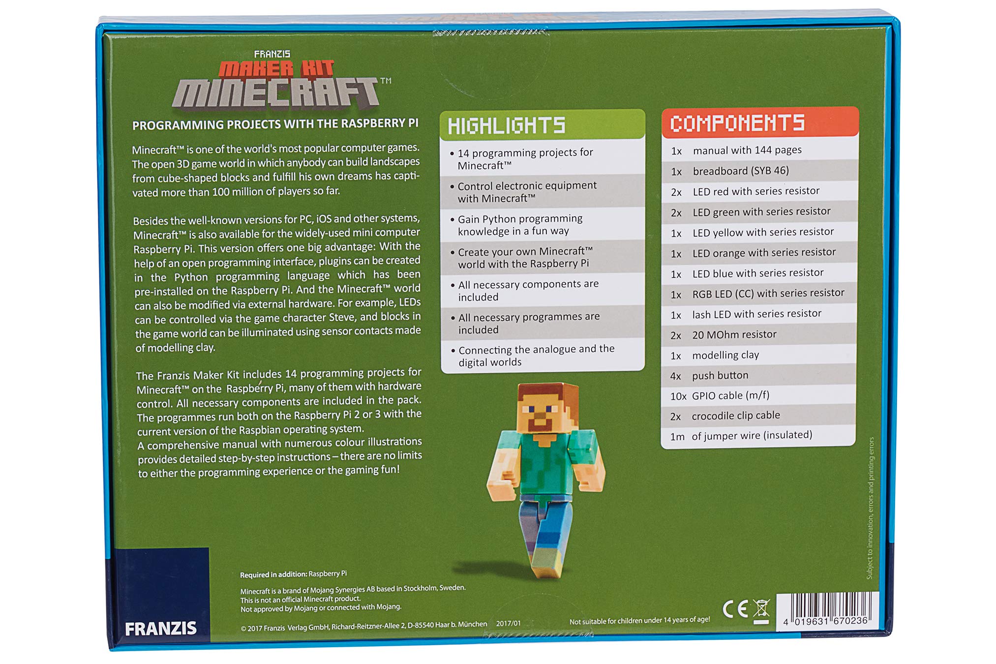 FRANZIS MINECRAFT MAKER KIT