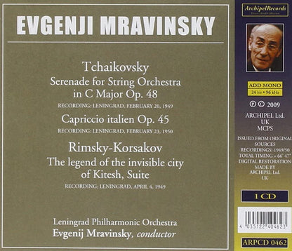Serenade for Strings,Capriccio.. /Kitesh Suite