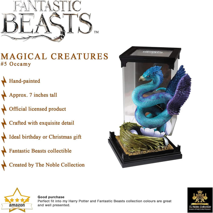 The Noble Collection - Magical Creatures Occamy - Hand-Painted Magical Creature #5 - Officially Licensed Fantastic Beasts Toys Collectable Figures - For Kids & Adults