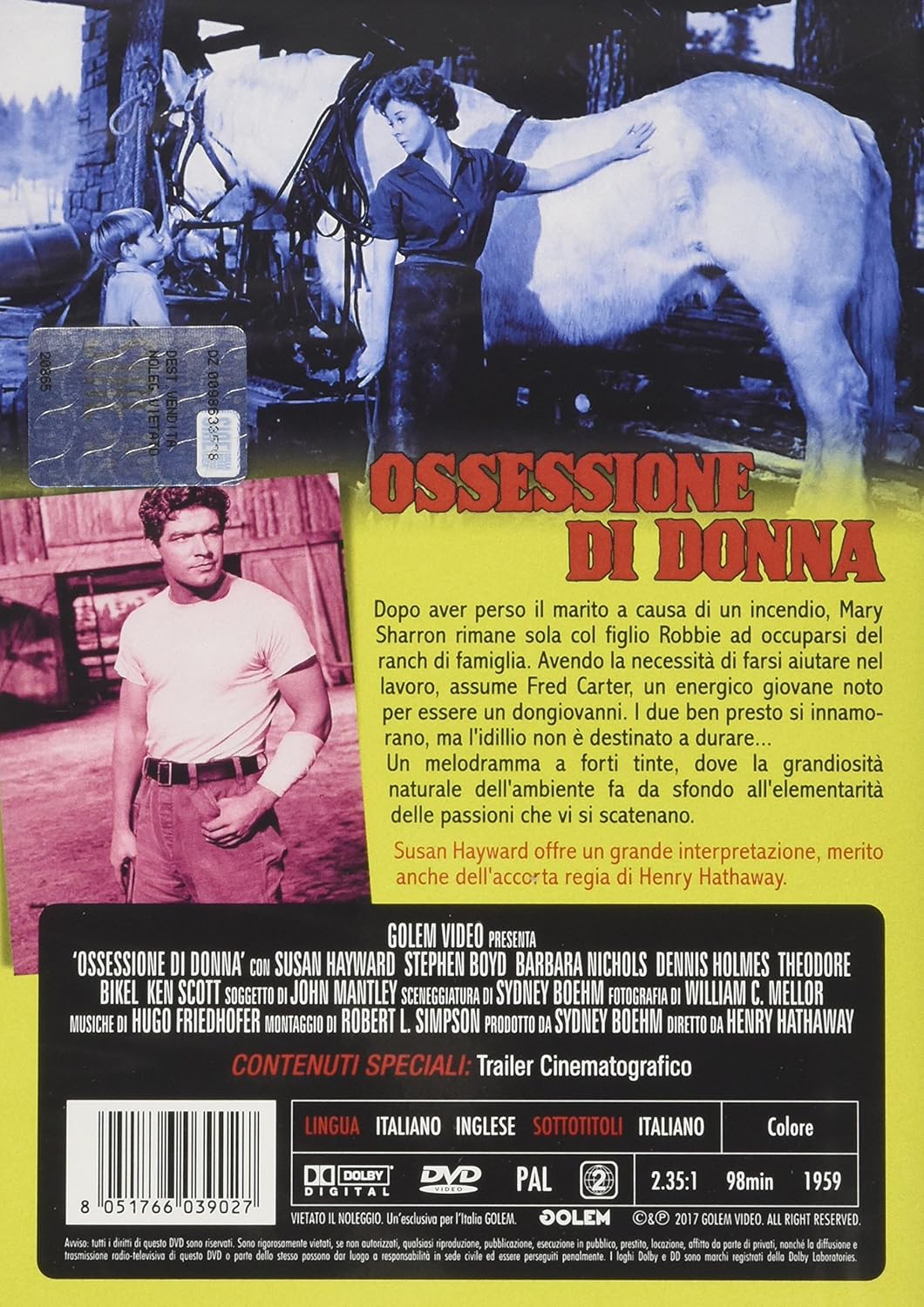 ossessione di donna DVD Italian Import