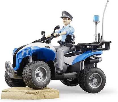 Bruder Police Quad with Police Figure and Accessories 63010 - Blue