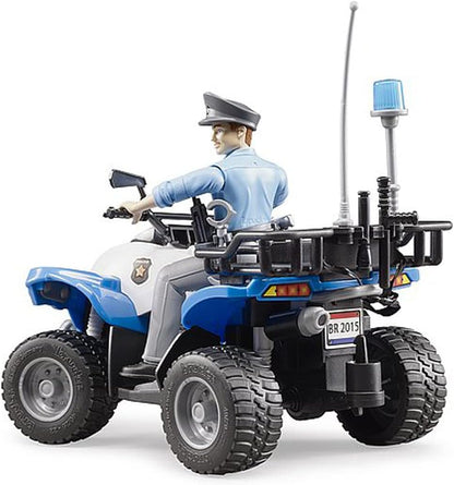 Bruder Police Quad with Police Figure and Accessories 63010 - Blue