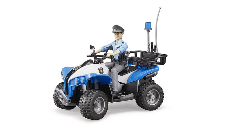 Bruder Police Quad with Police Figure and Accessories 63010 - Blue