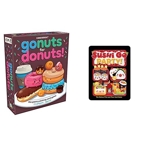 Gamewright | Go Nuts for Donuts | Board Game | Ages 8+ | 2-6 Players | 20 Minutes Playing Time The Fast Pastry
