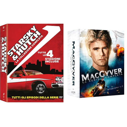 Starsky & Hutch - Collezione Completa Stagioni 1-4 (Box Set) (20 DVD) & Macgyver Stagioni 1-7