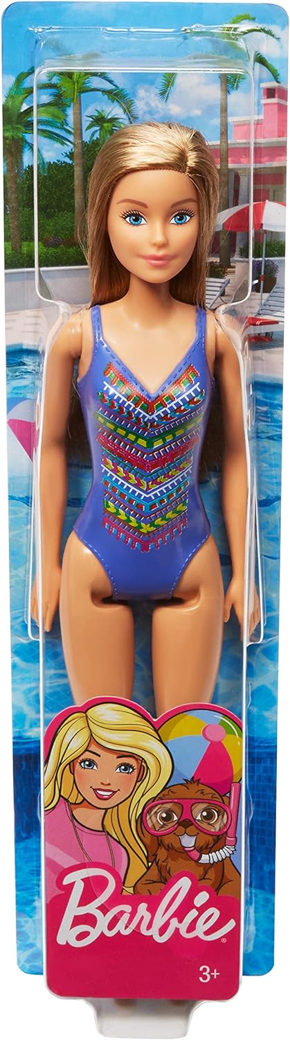 Mattel Barbie FJD97 Beach Puppe (blau