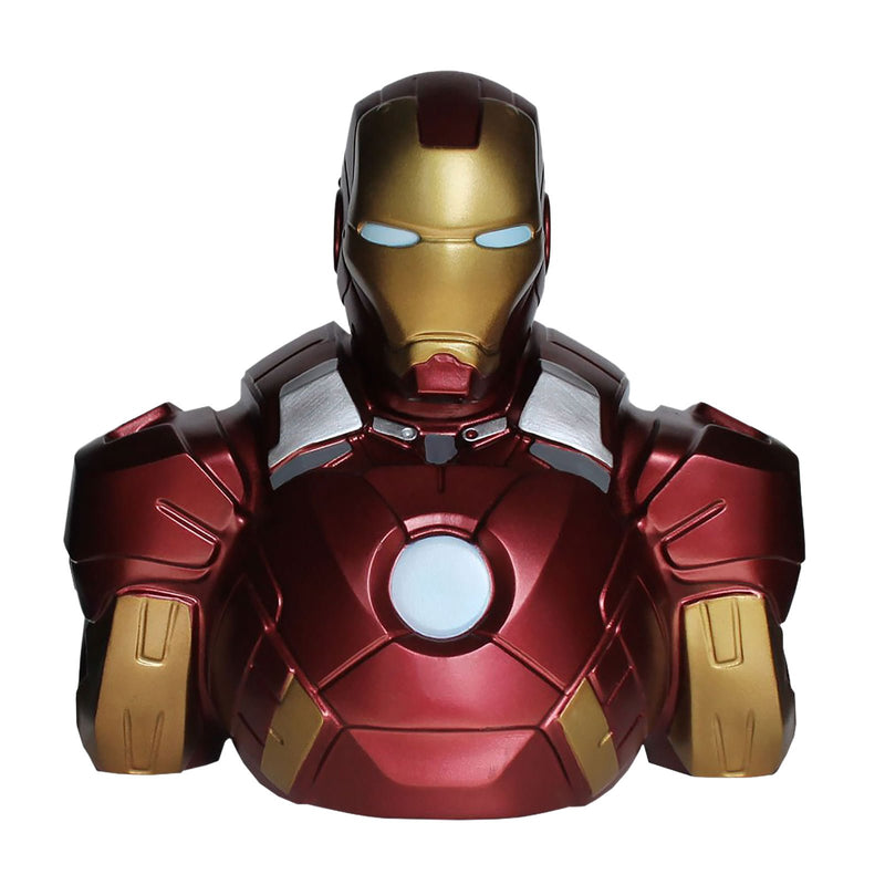 Semic Distibution BBSM002 Avengers Iron Man MkVII Deluxe Money Bank, Multicolored