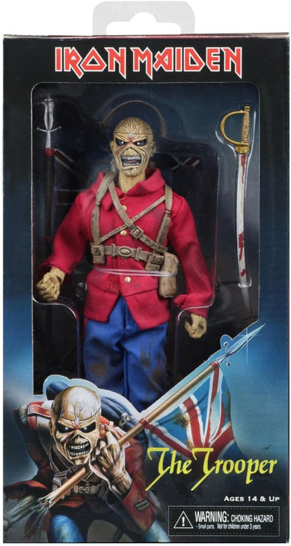 Neca Iron Maiden Figura Retro Trooper Eddie, Multicolor (NECA14903