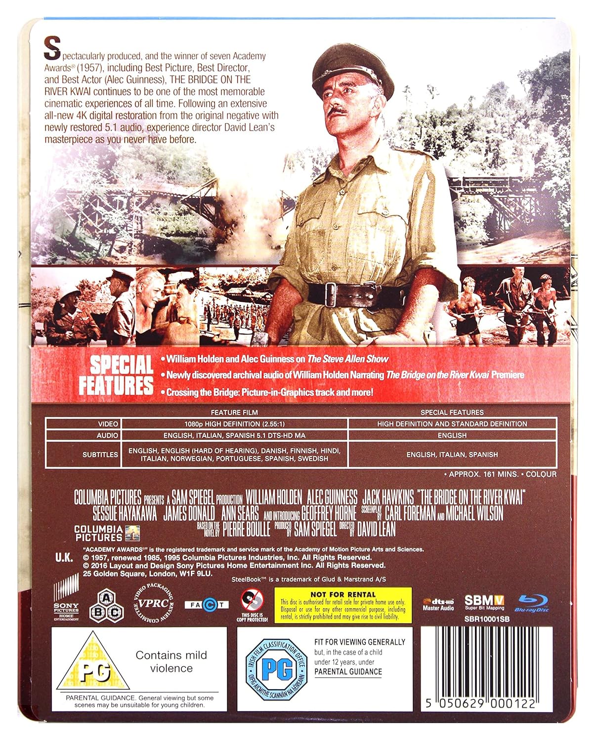 The Bridge On The River Kwai Steelbook Blu-Ray