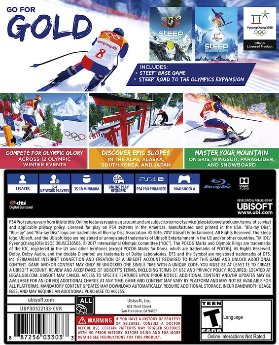 Ubisoft Steep: Winter Games for PlayStation 4