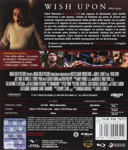 Wish Upon (Blu-Ray+Card Tarocco Da Collezione
