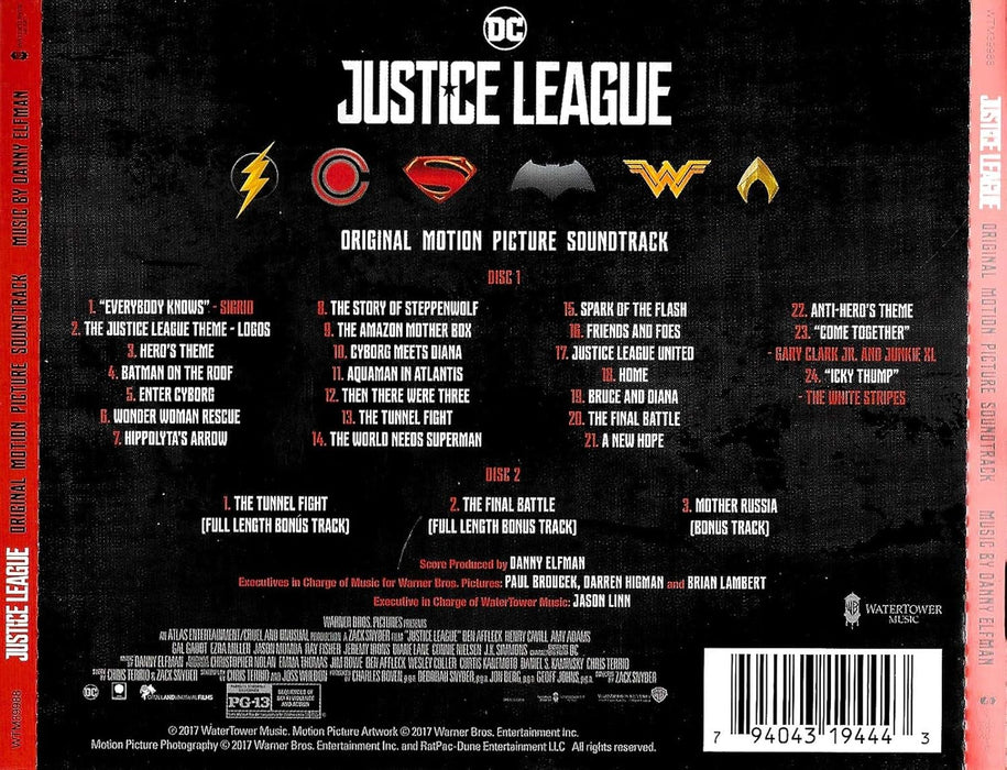 ELFMAN DANNY - JUSTICE LEAGUE / Soundtrack.