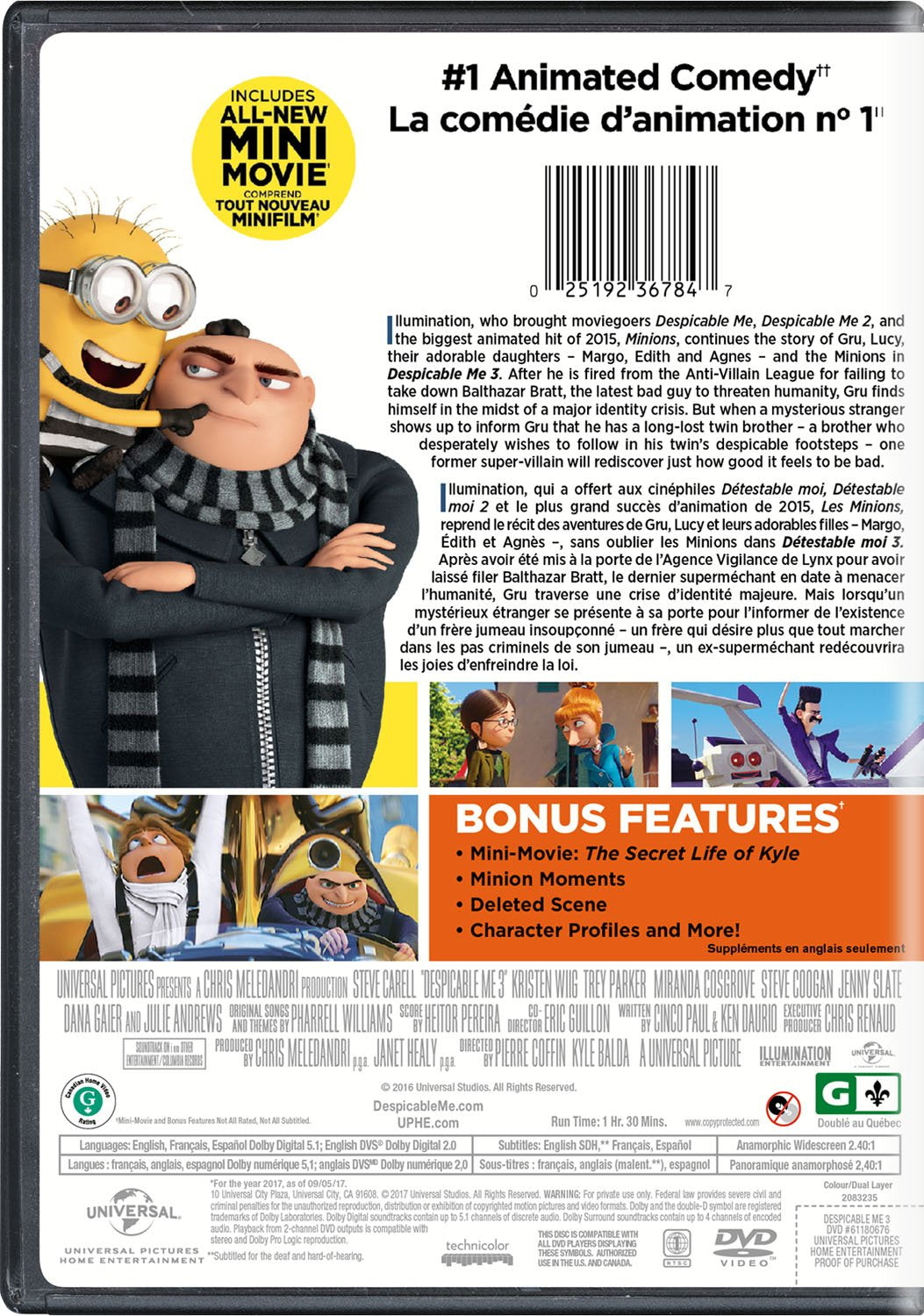 Despicable Me 3 (Special Edition)