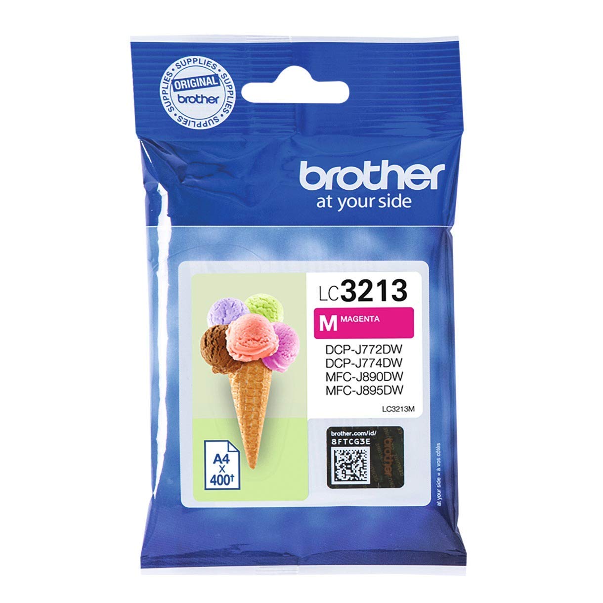Brother LC3213M - High capacity - magenta - original - ink cartridge - for Brother DCP-J772DW, DCP-J774DW, MFC-J890DN, MFC-J890DW, MFC-J890DWN, MFC-J895DW