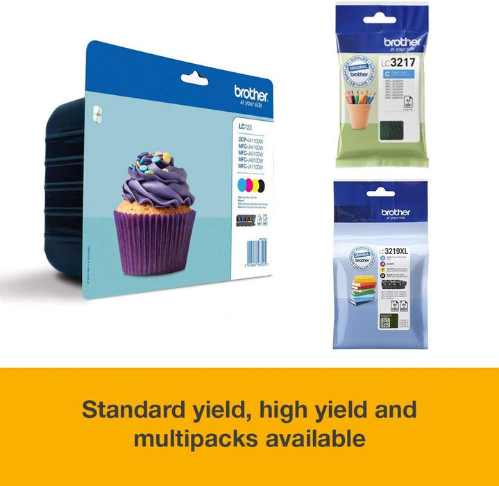 Brother LC3213Y - Yellow - original - ink cartridge - for Brother DCP-J572, DCP-J772, DCP-J774, MFC-J890, MFC-J895