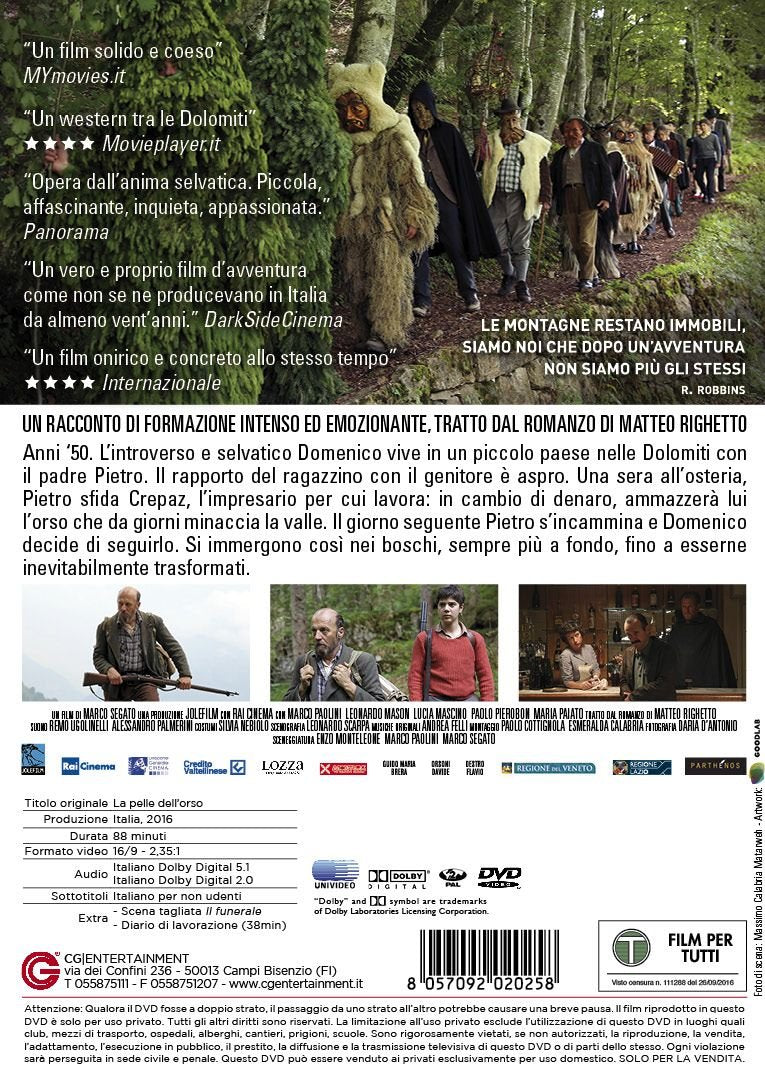 la pelle dell'orso DVD Italian Import