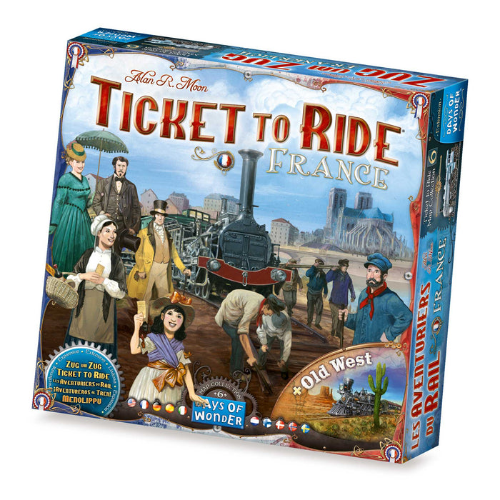 Days of Wonder | Ticket to Ride France Board Game EXPANSION | Ages 8+ | For 2 to 5 players | Average Playtime 30-60 Minutes