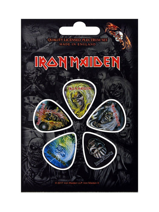 Iron Maiden One Size Multicolor 100% Cotton Guitar Pick
