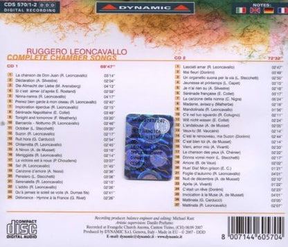 Complete Chamber Songs (Finazzi, Mezaros, Sandoval, Ledesma)