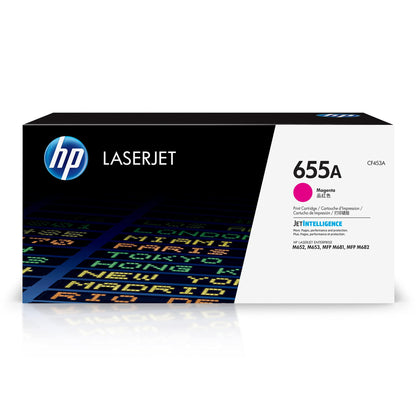 HP 655A - Magenta - original - LaserJet - toner cartridge (CF453A) - for Color LaserJet Enterprise M652, M653, LaserJet Enterprise Flow MFP M681, MFP M682