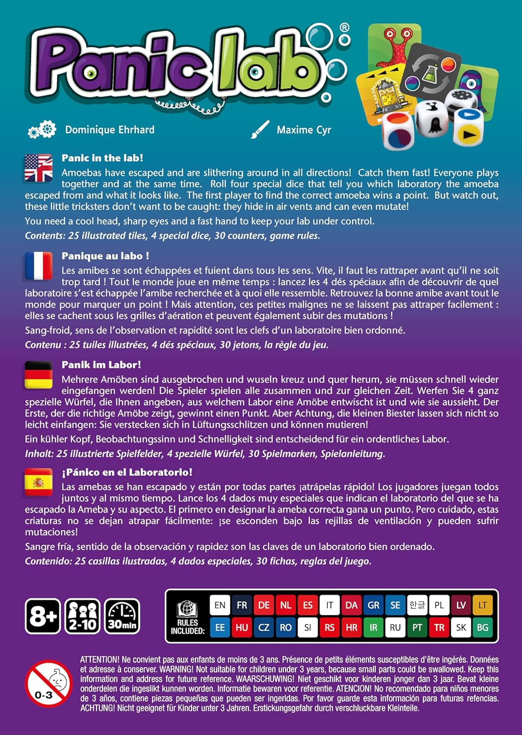 GIGAMIC- Animales Juego de Ambiente - Panic Lab (GMPL