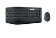 Logitech MK850 Multi-Device Wireless Keyboard and Mouse Combo, 2.4GHz Wireless and Bluetooth, Curved Keyframe & Wireless Mouse, 12 Programmable Keys, 3-Year Battery Life, PC/Mac, QWERTY UK Layout