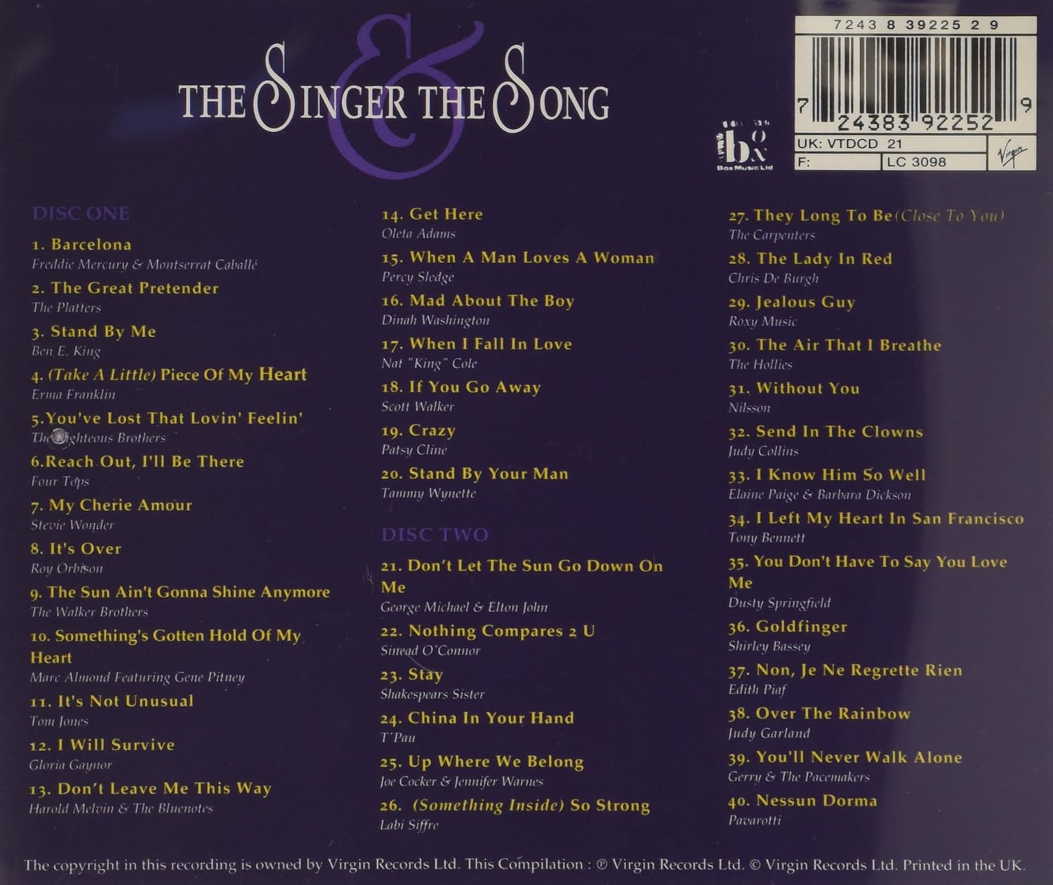 The Singer & The Song