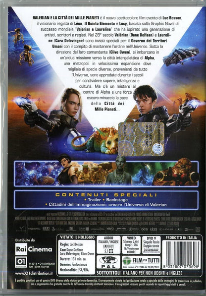 valerian e la citta' dei mille pianeti DVD Italian Import