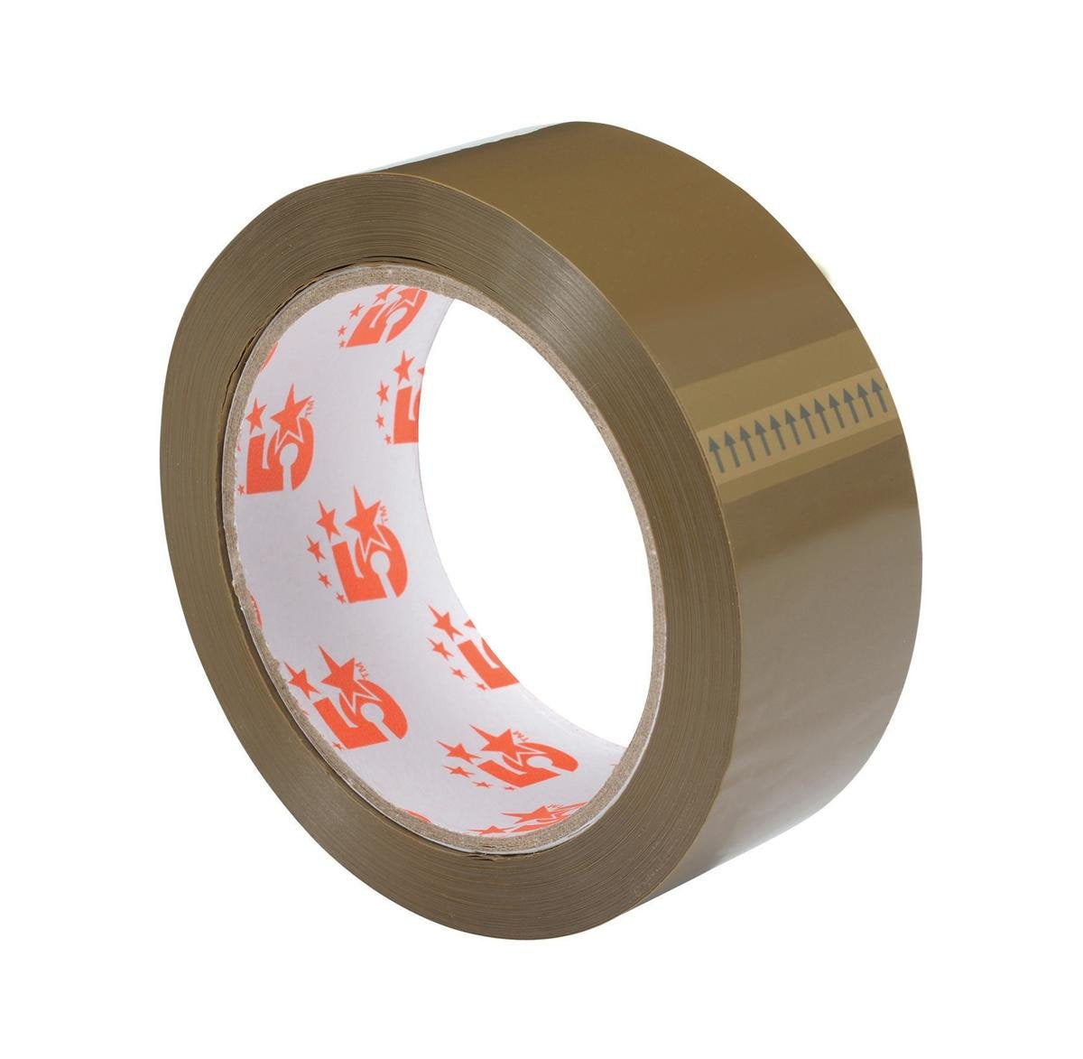 5 Star Office Packaging Tape Polypropylene 38mm x 66m Buff