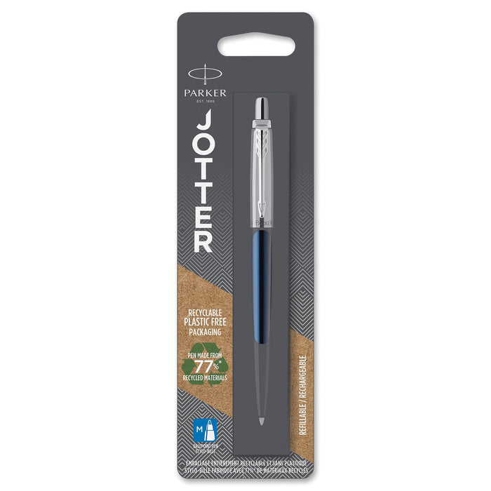 Parker Jotter Ballpoint Pen | Royal Blue | Medium Point Blue Ink