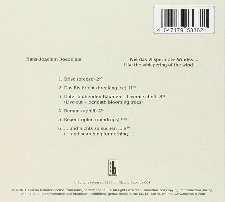 Wie Das Wispern Des Windes...: (Like the Whispering of the Wind...)