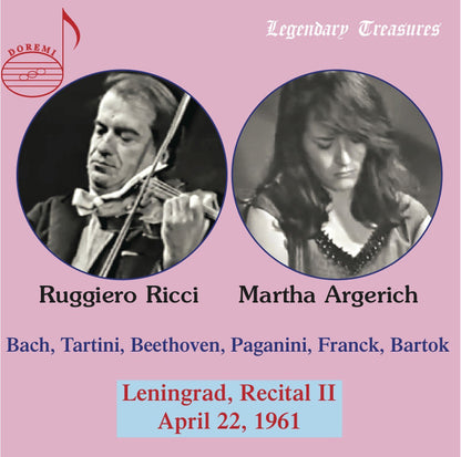 Ruggiero Ricci/Martha Argerich: Leningrad, Recital II...