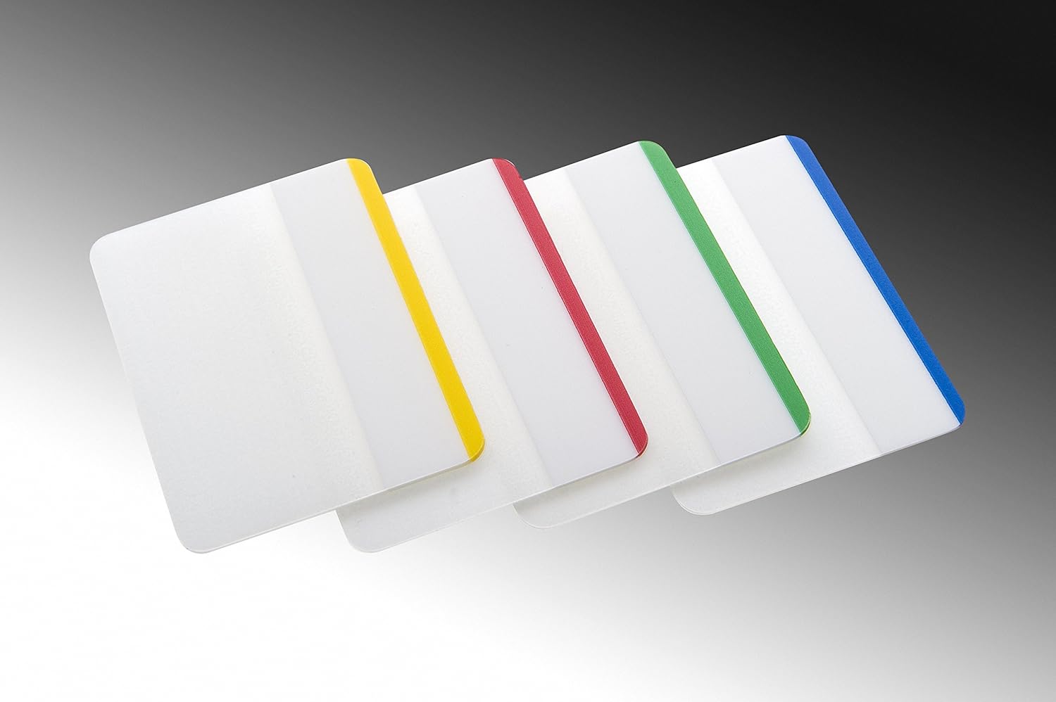 Post-It 686F-1 Index Strong Flat Filing Tabs, Blue/Green/Yellow/Red (6 of Each Colour) (Pack of 2