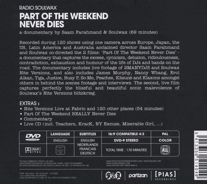 Soulvax - Part Of The Weekend Never Dies (Cd+Dvd)