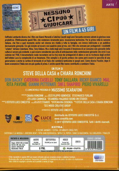 Nessuno Ci Puo' Giudicare (DVD+Dizionario Cantanti E Dei Complessi)