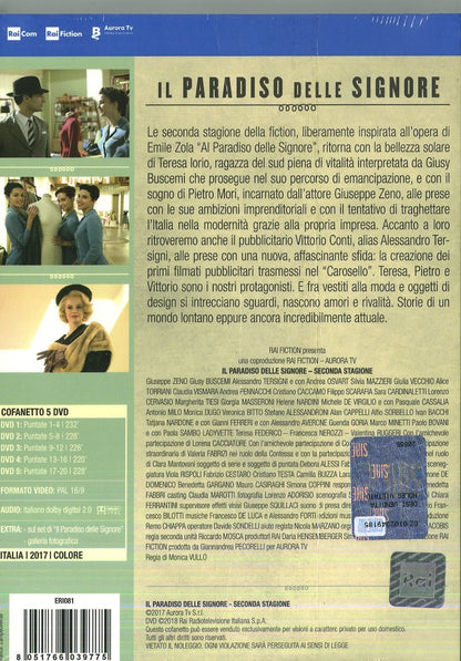 il paradiso delle signore - seconda season (5 dvd) box set DVD Italian Import