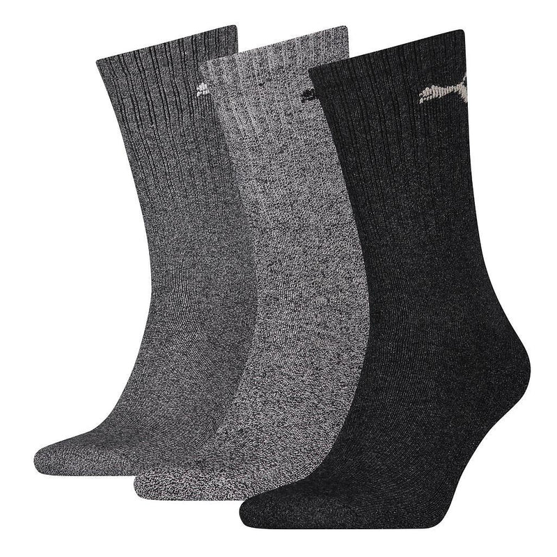 Puma Sports Crew Socks (3 Pairs) 6-8 Grey 6-8 Grey