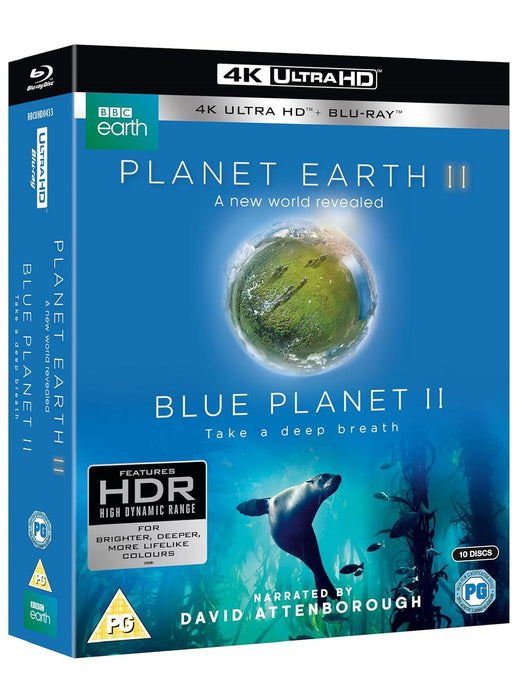 Planet Earth II & Blue Planet II Boxset